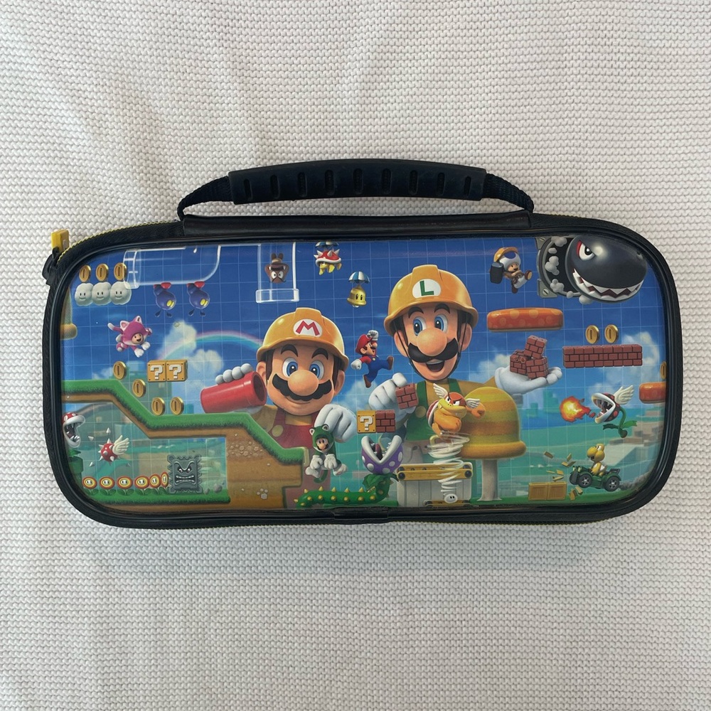 Nintendo Switch Super Mario Maker 2 Carrying Case Travel Case Official 2019
